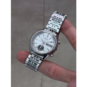 37mm • 1972 Seiko Silver Panda 7018 Monoregister Automatic Chronograph ref.7018